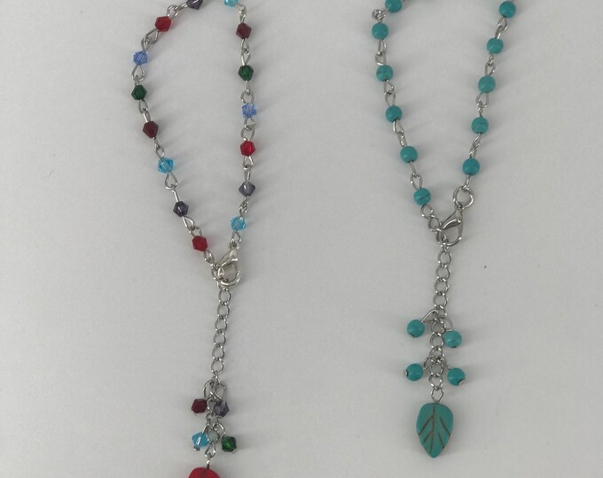 Fashion Jewelry, Bracelets,  Anklets, Necklaces, Jewelry, Turquoise Color, Multicolored, Buy One Get One Free, Casual Jewelry, Pretty Gift.