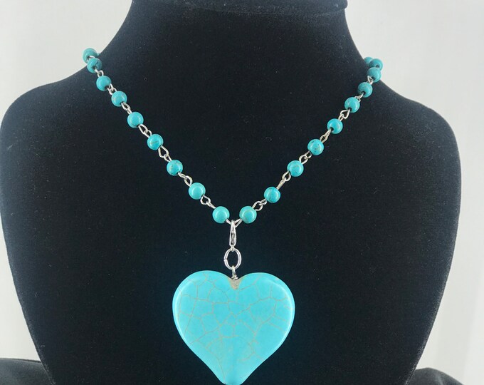 Fashion Jewelry, Fashion Necklace, Bracelet, Pendant, Turquoise, Blue, Multipurpose Jewelry, Beaded Necklace.
