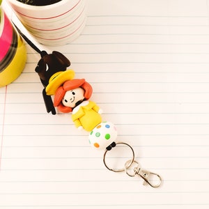 READY TO SHIP Children&#39;s Book Character Lanyard | Teacher Lanyard | Keychain | Classroom Gift | Teacher Beaded Lanyard
