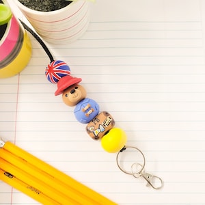 READY TO SHIP Children&#39;s Book Character Lanyard | Teacher Lanyard | Keychain | Classroom Gift | Teacher Beaded Lanyard