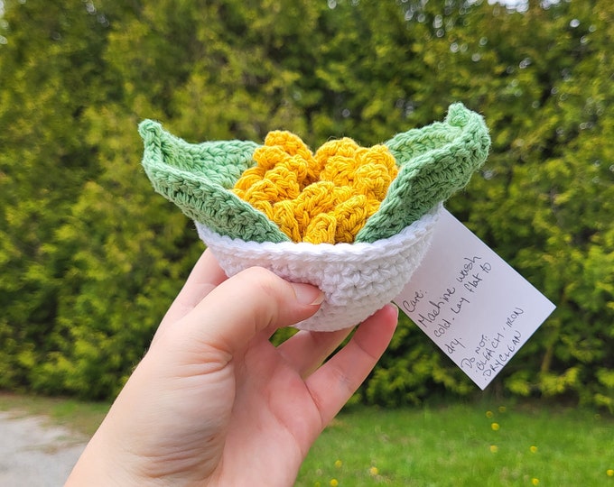 Sunflower Coaster Set, Crochet Flower Coasters
