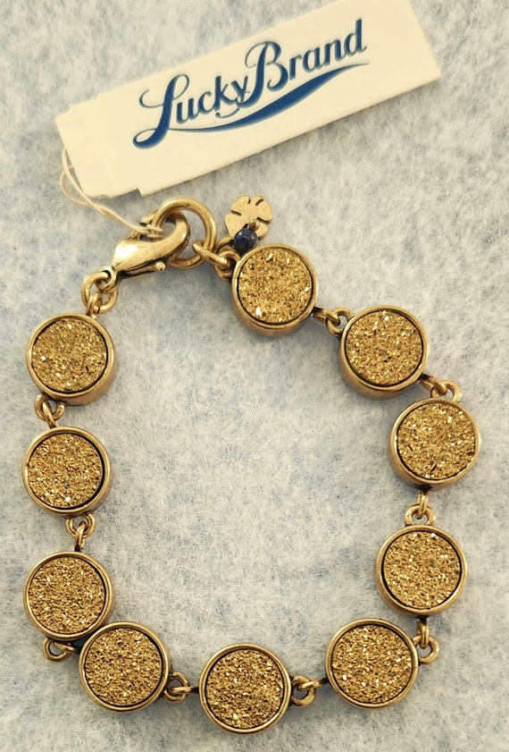 Winter gold lucky brand bracelet
