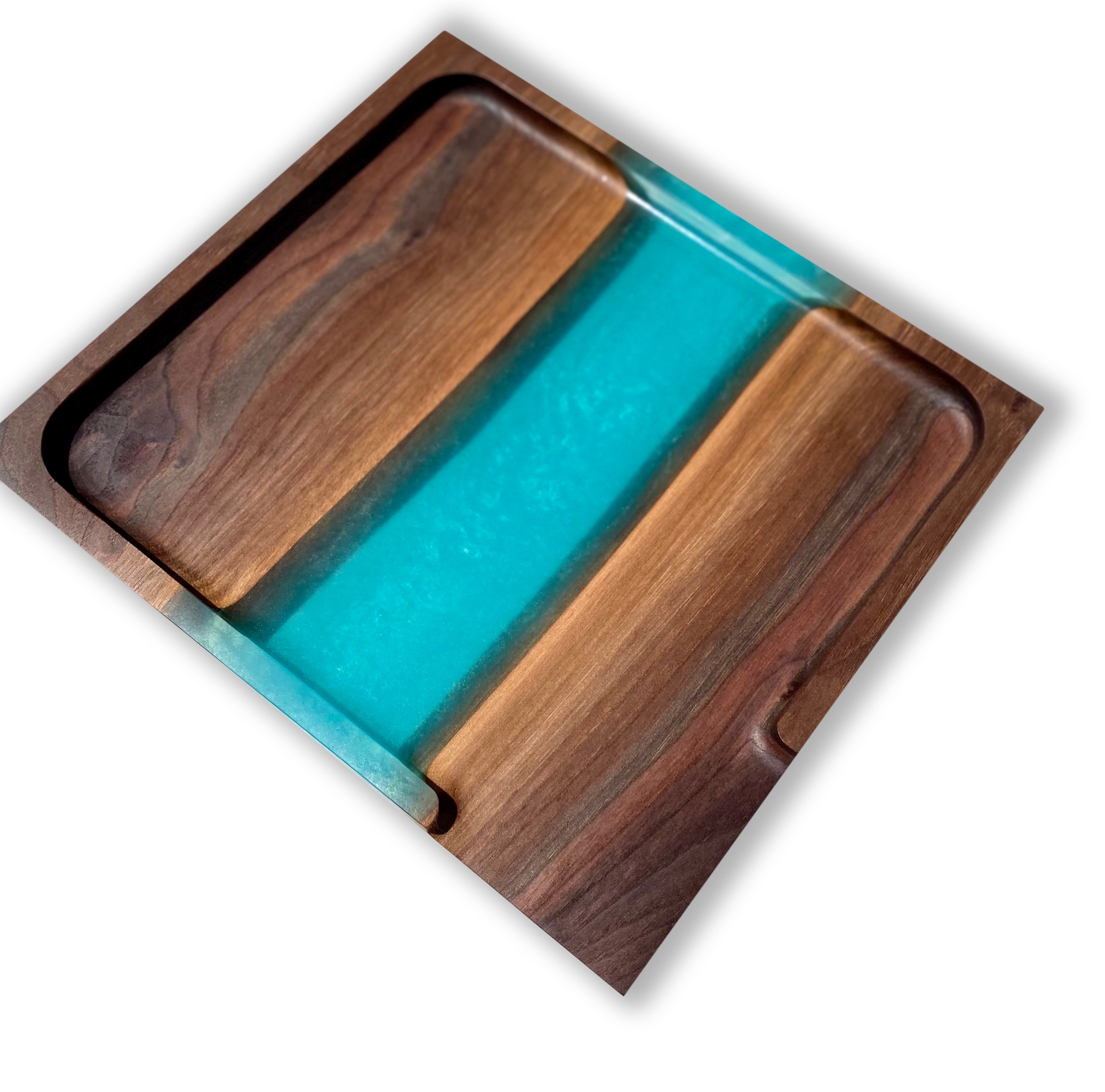 Wood & Epoxy Resin Rolling Tray Epoxy Stash Catch All Tray Etsy 日本