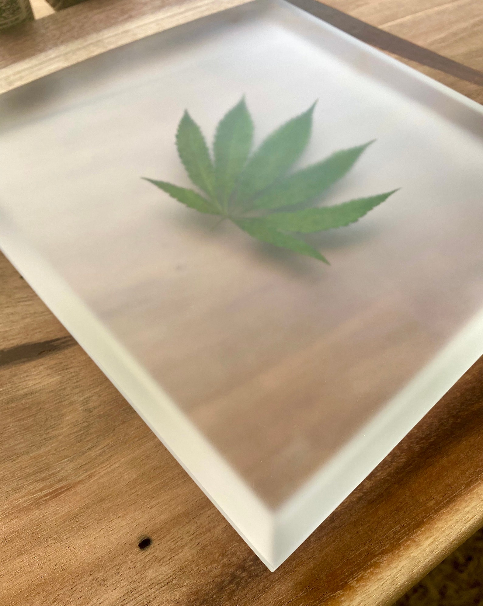 Wood & Epoxy Rolling Tray Wood Stash Rolling Tray Pot Etsy