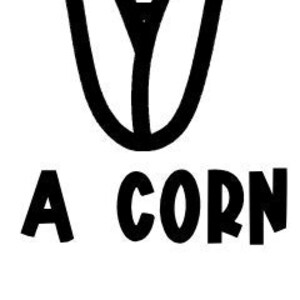 Un adesivo per paraurti di mais