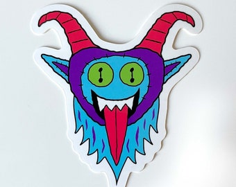 Krampus Vinyl Sticker