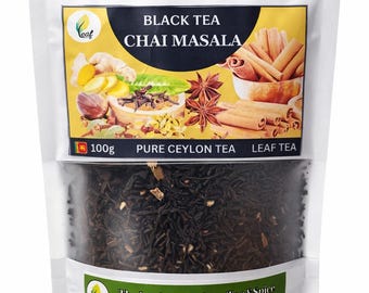 Czarna herbata cejlońska Chai Masala – tradycyjna herbata liściasta z przyprawami ze Sri Lanki