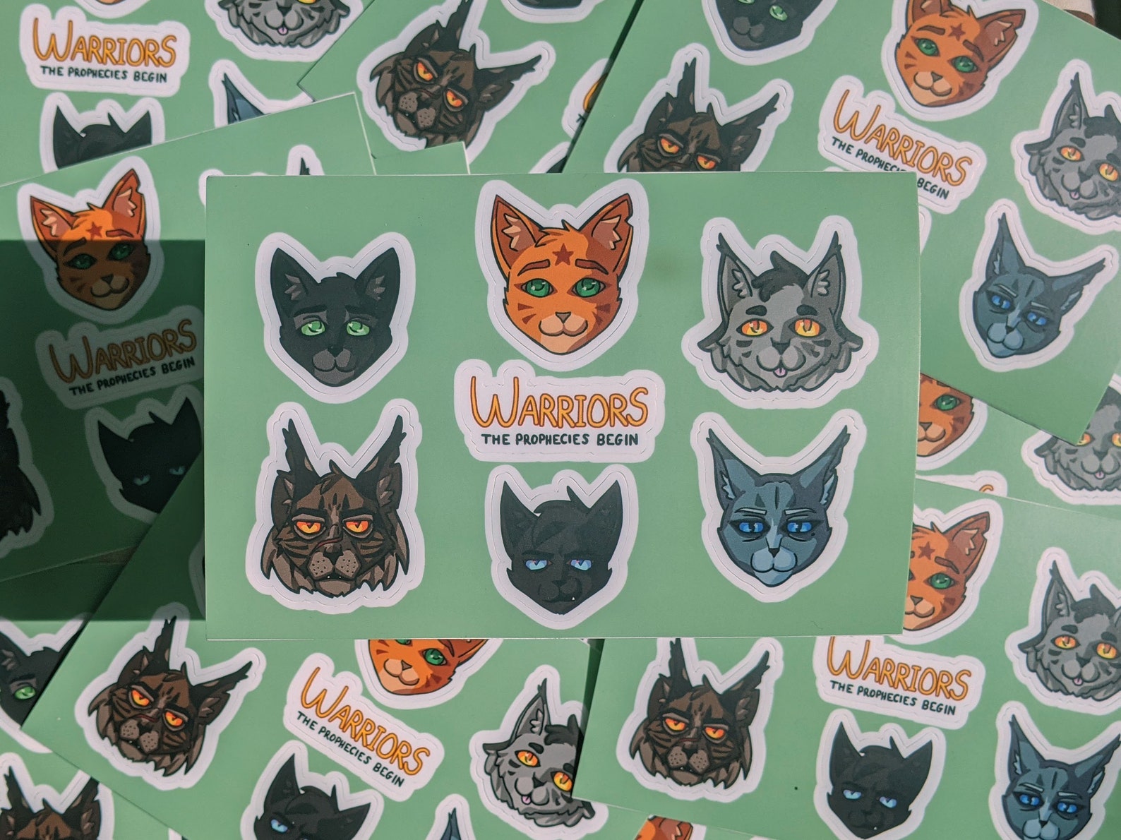 The Prophecies Begin Warrior Cats Stickers Etsy