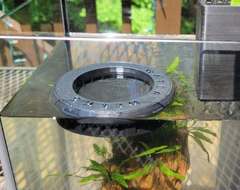 Floating water diffuser, water change tool