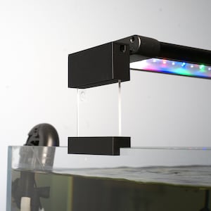 Aqueon Optibright riser set (2.5&quot; wide base), Aquarium light lift, Planted tank light stand, LED Riser 2&quot;- 5&quot; tall