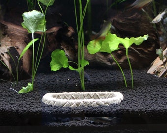 Premium Shrimp and Fish Cave (rock wall) aquarium decor, Shelter for shrimp and fry. Loach and Cory catfish hide.