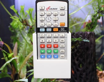 Nicrew aquarium light remote control holder, suction cups, or 3m double-sided tape for mounting.