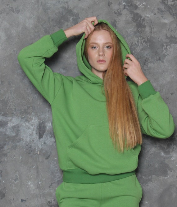 Bright green hoodie outlet