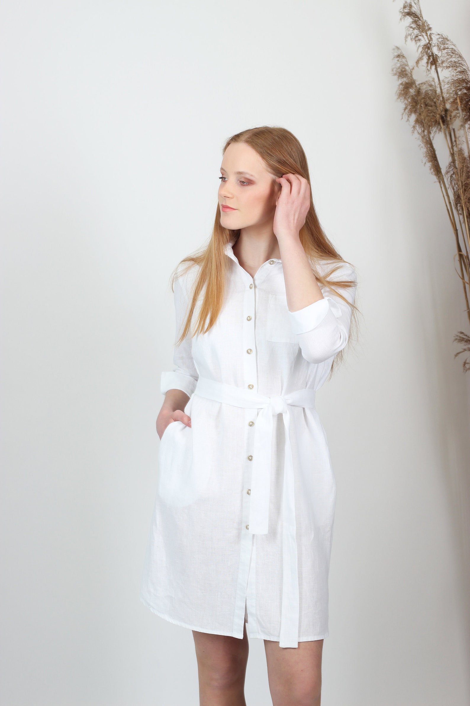 white-linen-shirt-dress-midi-dress-with-pockets-and-waist-tie-belt