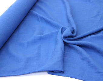 Wholesal 20 m. Cornflower Blue Linen Fabric by the Yard or Meter . Medium Weight, Soft  Linen Dress Fabric for Clothing Sewing. Soft linen.