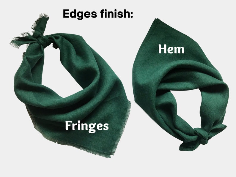 Mens linen bandana. Military green biker bandana. Square bandana scarf. Neck soft linen scarf for women. Mens neckerchief. Bandana headwrap. image 8