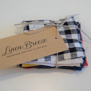 Linen Fabric Swatches. Linen Fabric Samples Pack. Medium Weight Linen. Linen Dress Fabric. Linen Fabric for Clothing. Dyed Soft Linen Fabric