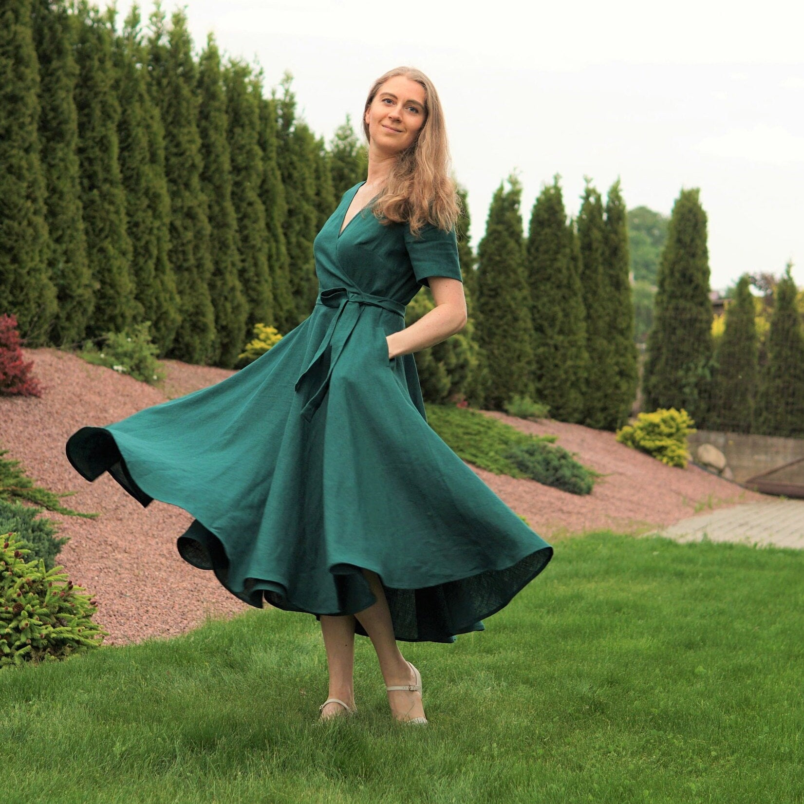Short emerald green formal dress - Etsy.de Short emerald green formal dress - Etsy.de