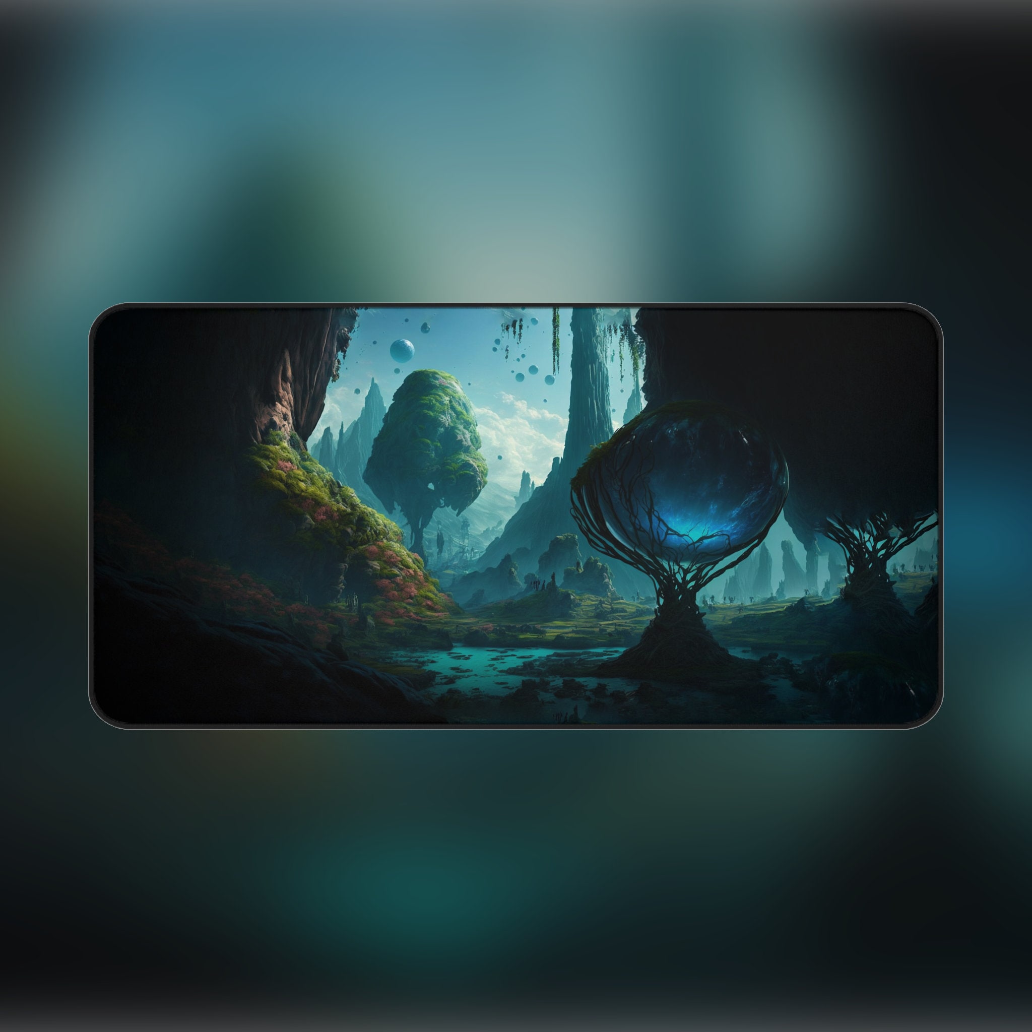 league of legends senna lucian video game art Custom Playmat Mat 1498