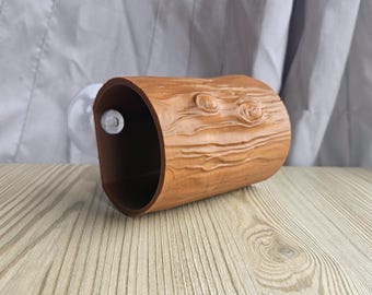 Wood Log Reptile Wall Hide •  Forest Nature Gecko Enclosure Decor • 3D Printed Arboreal Terrarium Accessory