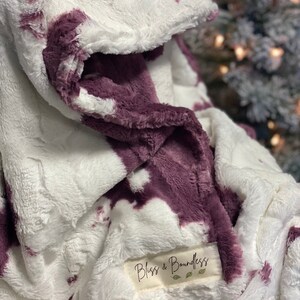 Plum Throw Blanket Etsy