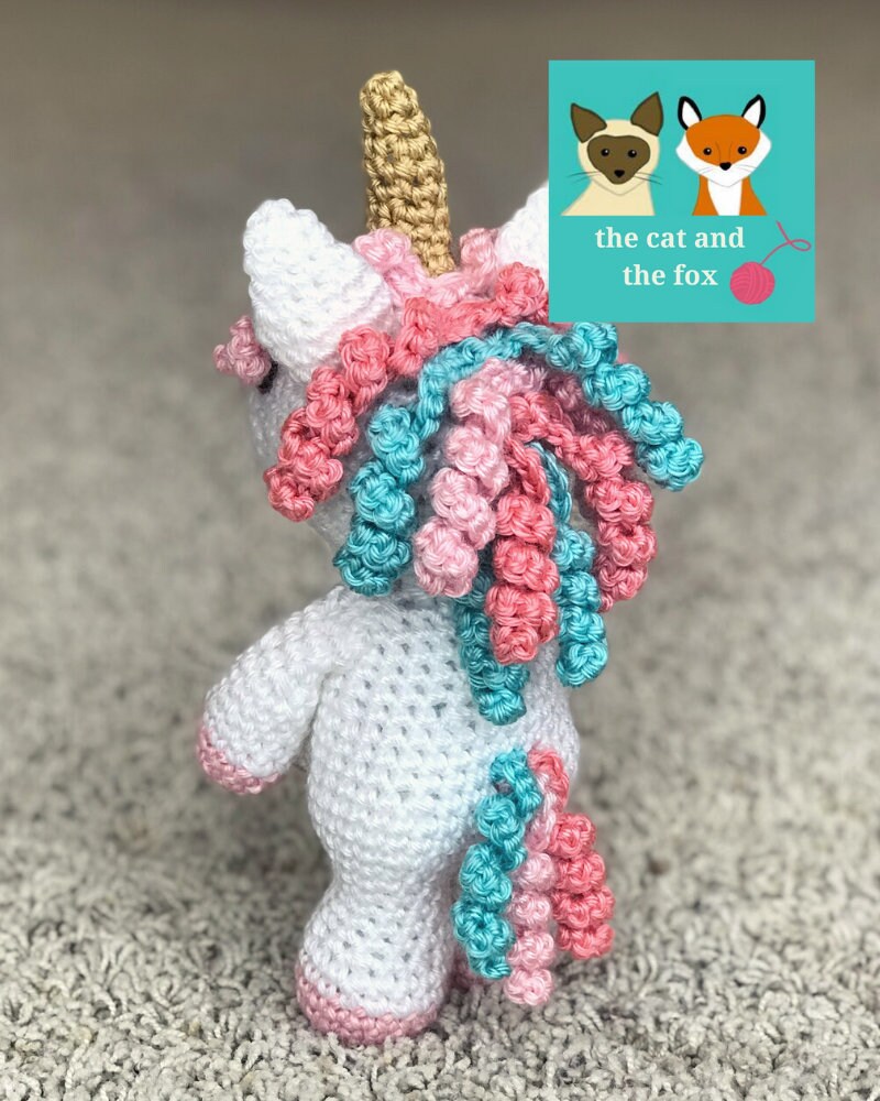 ユニコーンかぎ針編みあみぐるみパターン、ユニコーンかぎ針編み