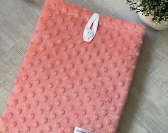 Cozy peach booksleeve