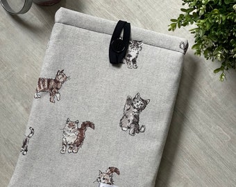 Funda para libros Cat (gris)