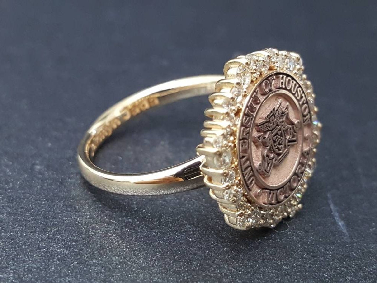 Custom Class Ring for Women Graduation Ring College Ring - Etsy