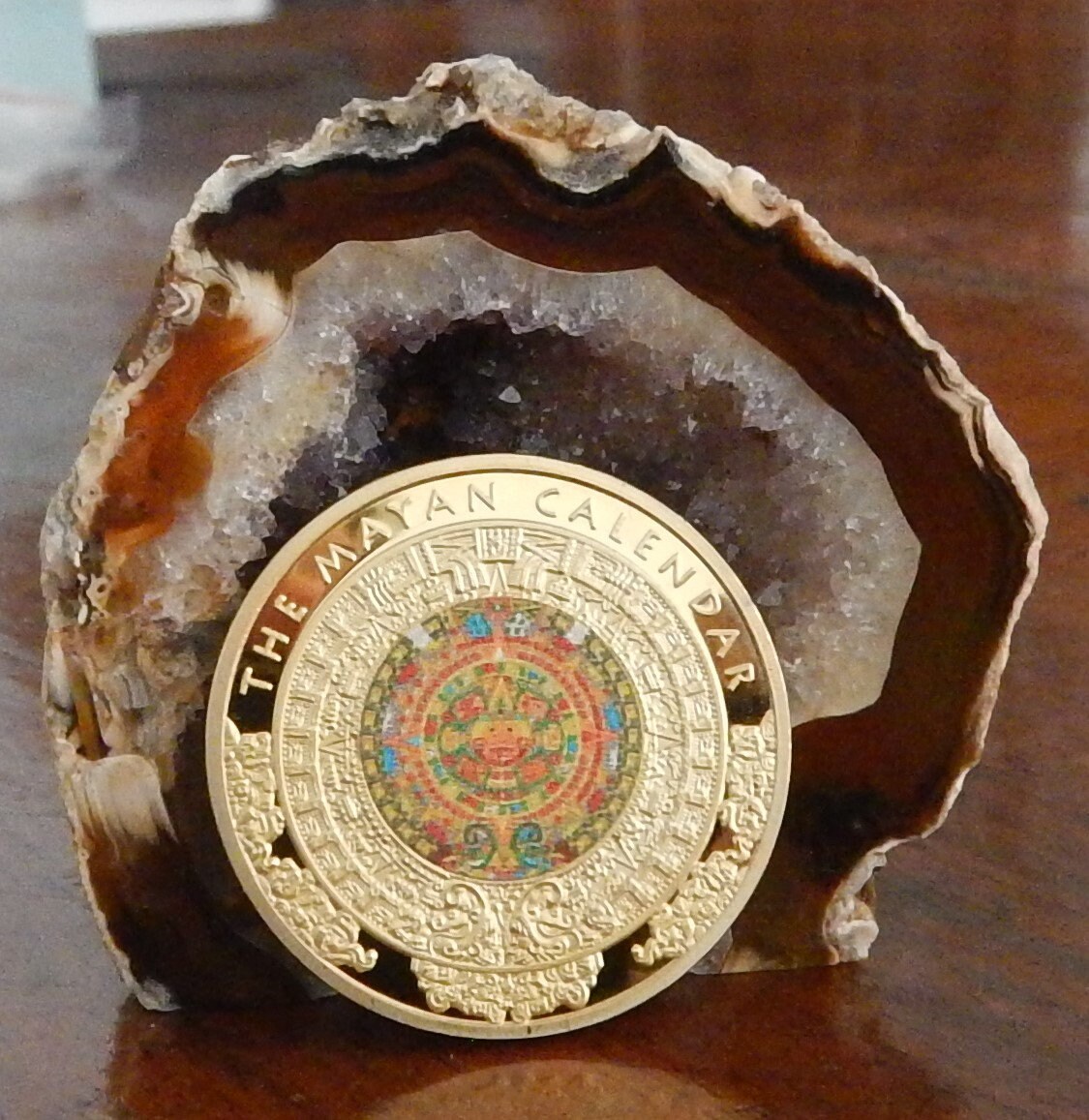 Pièce Maya, Calendrier Maya, Ésotérique, Curiosités, Collection