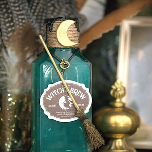Zaubertrank Hexentrank Flasche für Altar und Wunderkammer