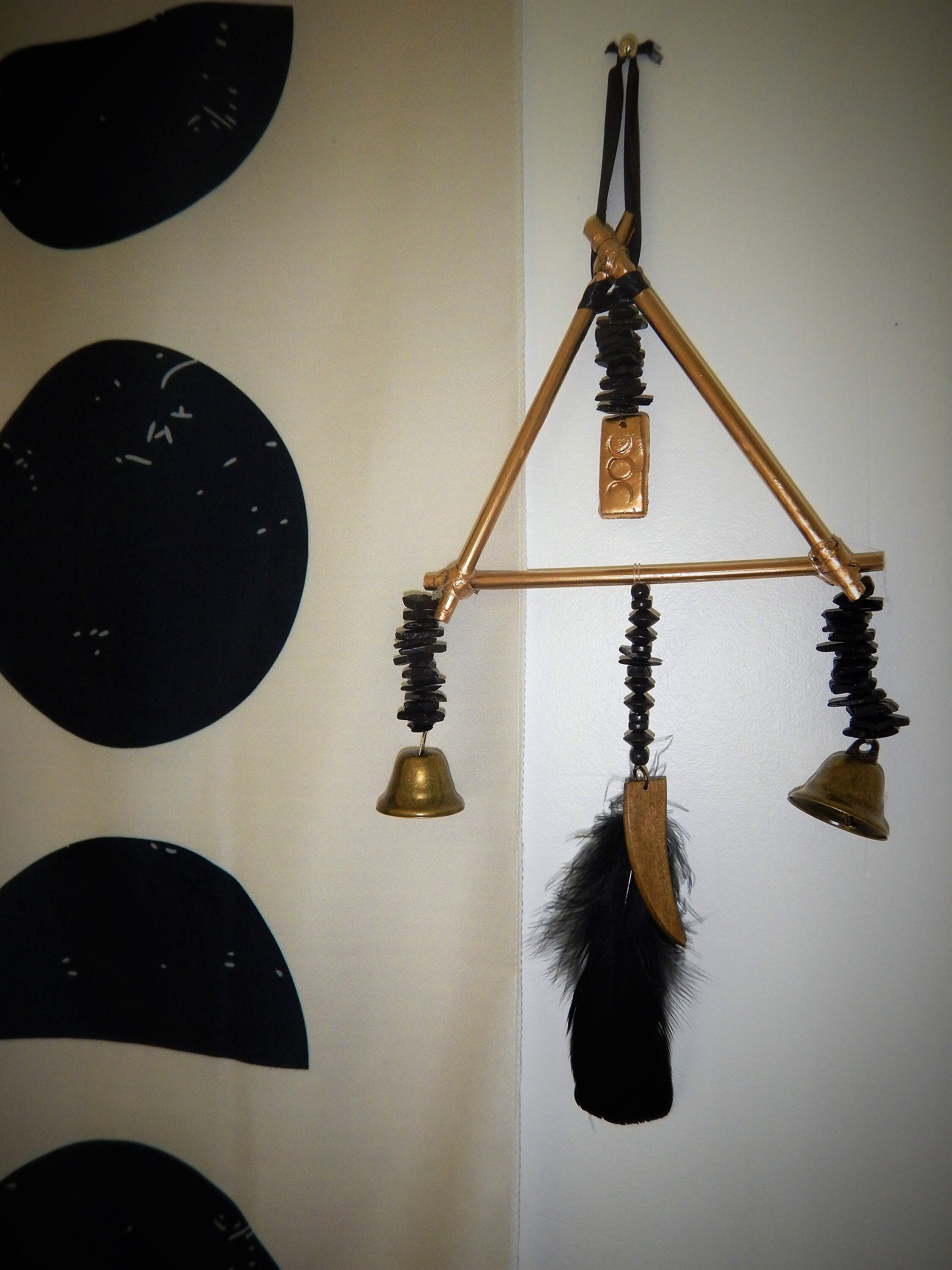 Mobile Ésotérique, Symbole, Déco Wicca, Ésotérique, Symbole, Cloche, Rituel