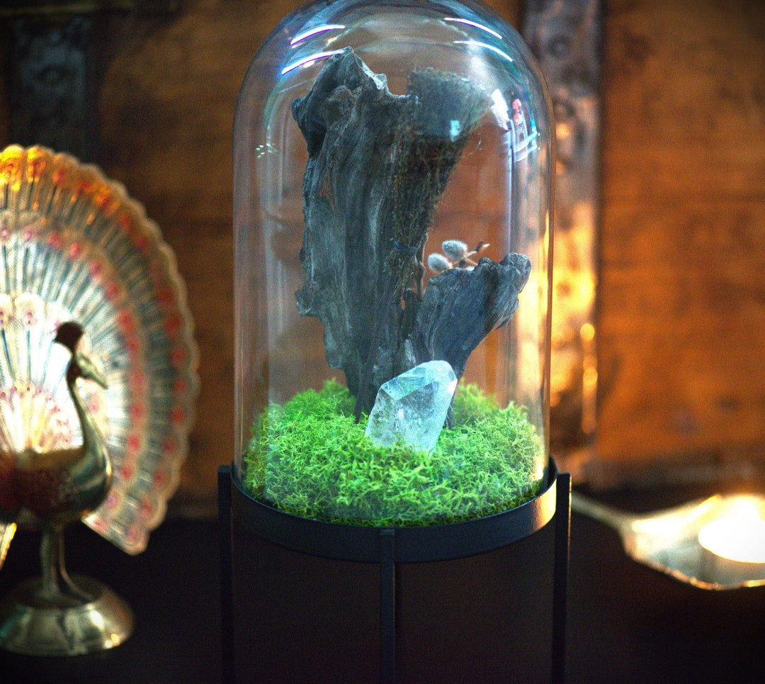 Cloche ésotérique décorationcristal de roche pour autel et Etsy France