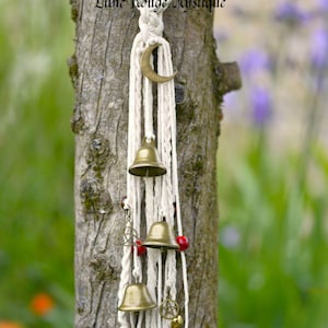 Protezione magica, campana della strega, decorazione wiccan, regalo per la casa