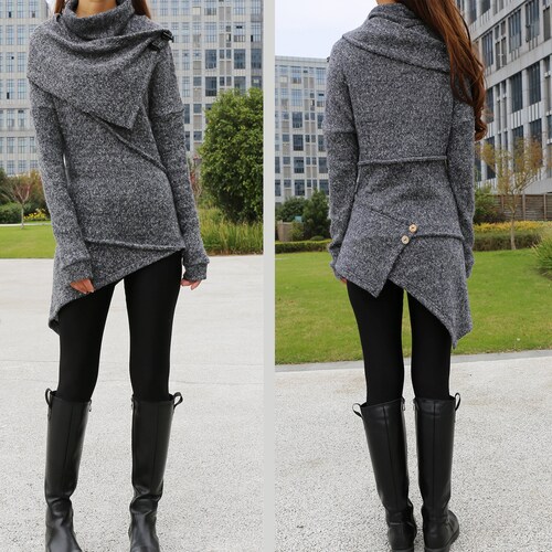 plus size sweater with collar