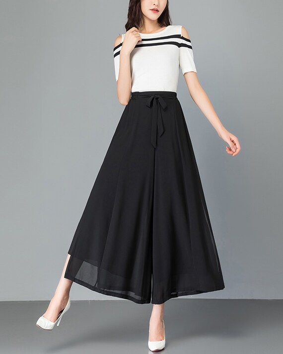 Chiffon skirt trousers cheap
