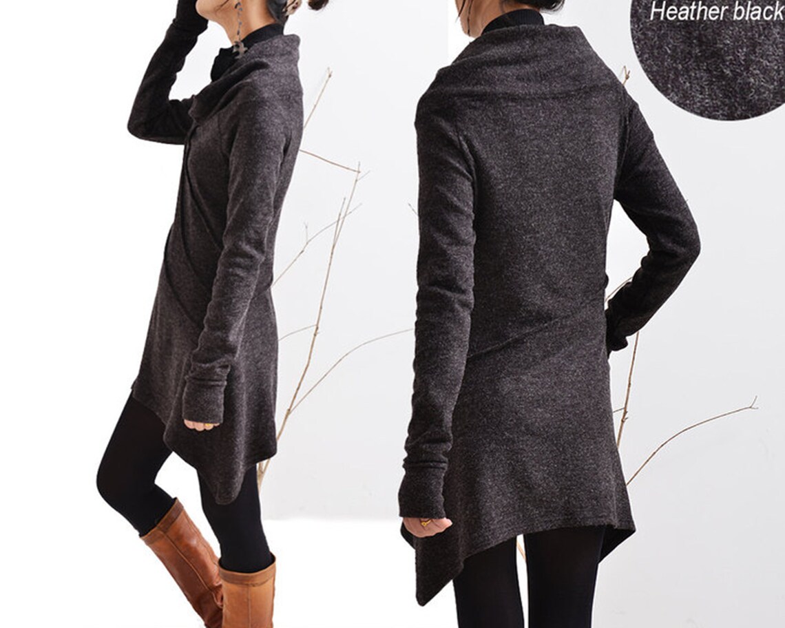 Women's Knit Tunic Dress/pullover Sweater/oversized Tunic Etsy