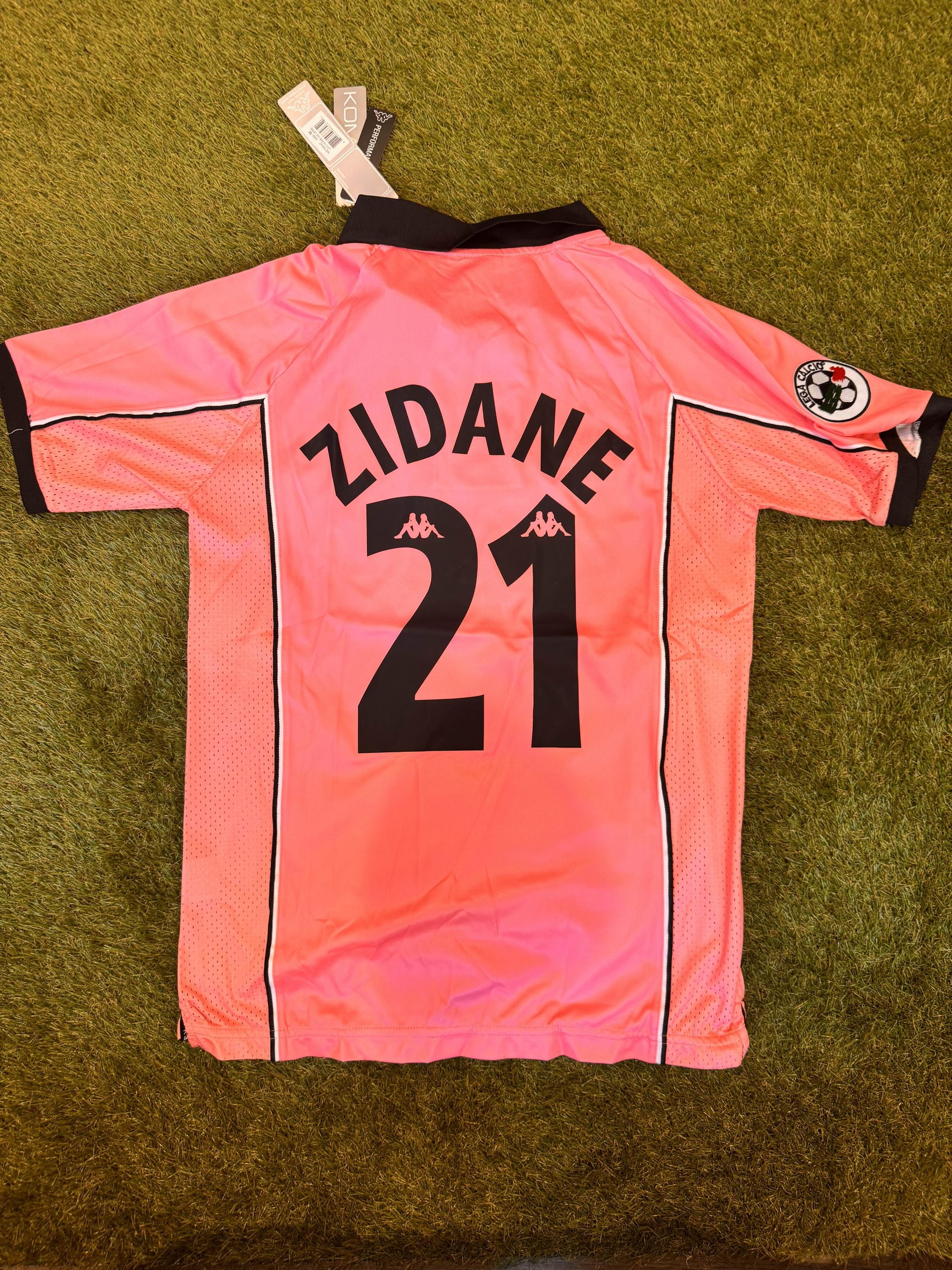 Juventus 1997/98 Away Retro Jersey ZIDANE #21 DEL PIERO #10 Shirt