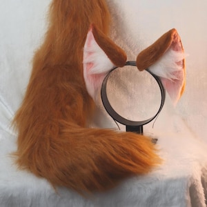 Custom Cat Ears and Tail for Cosplay | Build your Own Cat Ears and Tail Set |  Custom Made Cosplay Ears and Tail