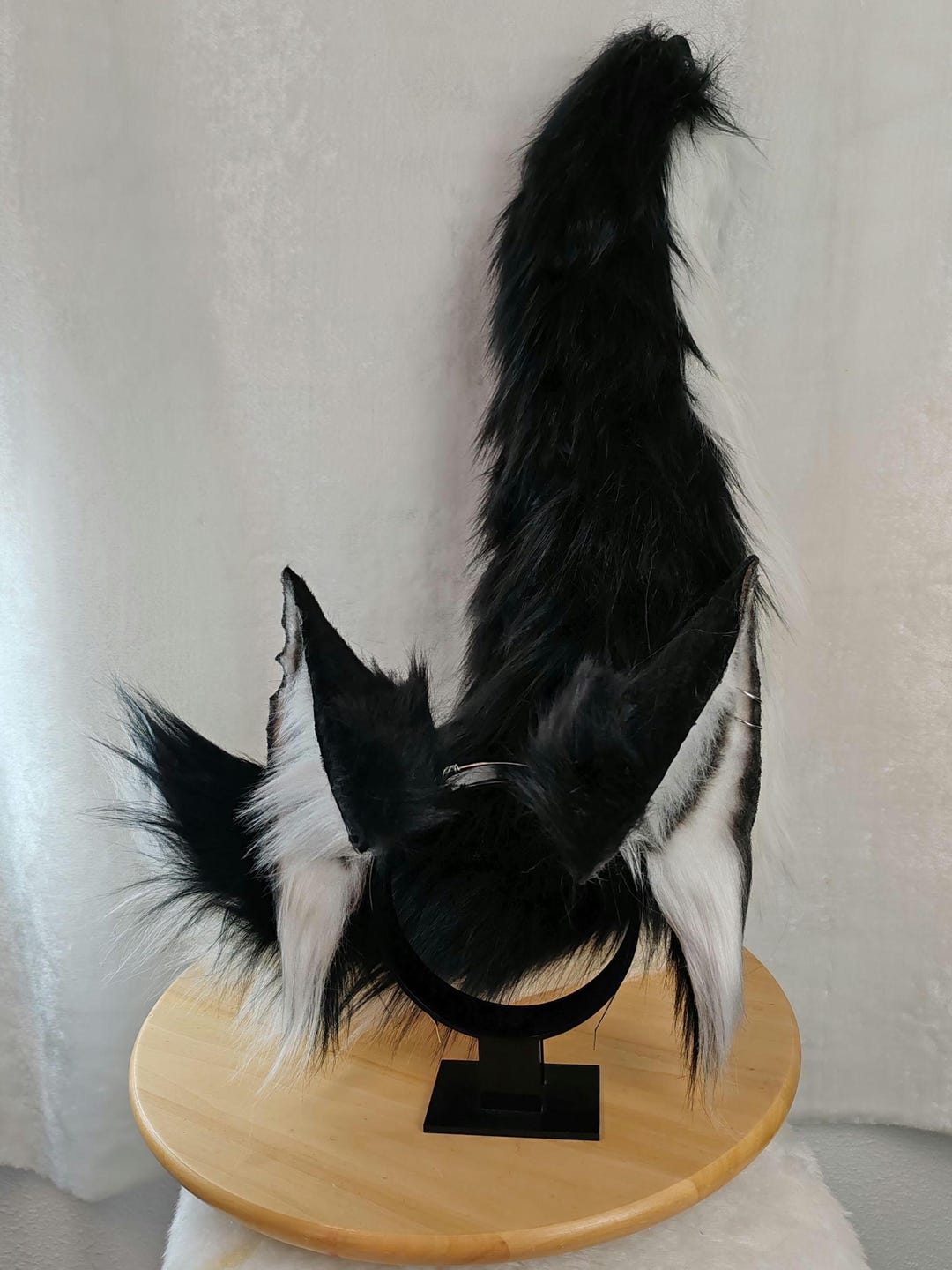 Loona Hellhound Faux Fur Ears and Tail | Helluva Boss Cosplay - Etsy
