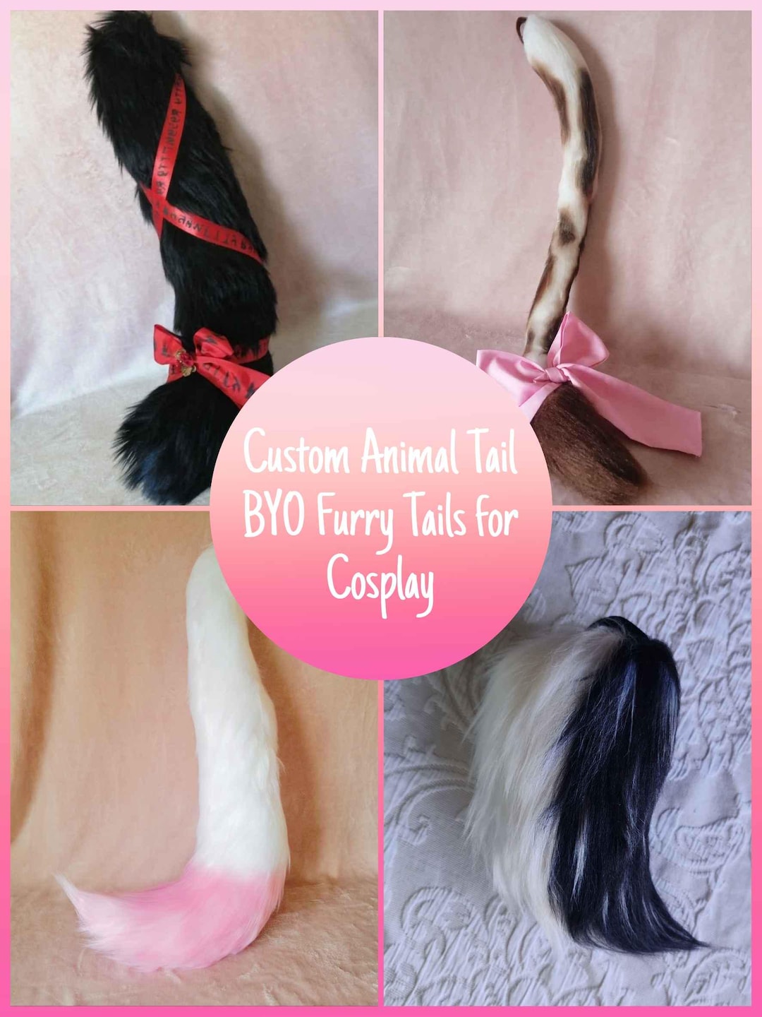 Custom Animal Tail for Cosplay Build Your Own Tail - Etsy