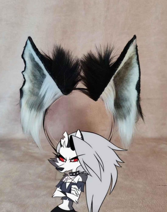 Loona Hellhound Faux Fur Ears | Helluva Boss Cosplay