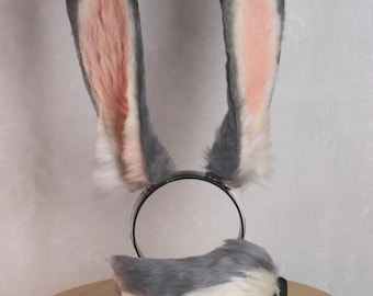 Judy Hopps kaninöron och svans | Cosplay-dräkt