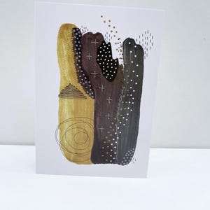 Biglietto d'arte con tecnica mista, biglietto acquerello, biglietto di auguri per ogni occasione, biglietto vuoto, regalo souvenir scozzese, regalo per la mamma