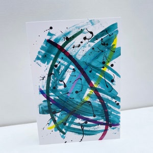 Wenskaart voor elke gelegenheid, Originele kunstkaart, Blanco notitiekaart, Bedankkaart