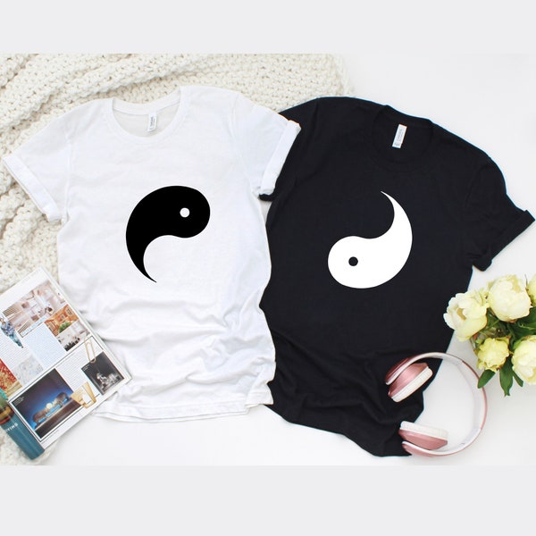 Yin Yang Shirt, Valentine's Day Yin Yang Shirt, Love Shirt, Couple Shirt, Couples Matching Yin Yang Shirt, Gift for Valentine, Gift for her