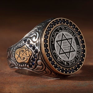 Mens Handmade Ring, Turkish Handmade Silver Men Ring, Ottoman Mens Ring Gift for Him, 925k Sterling Silver Ring Mens Ring