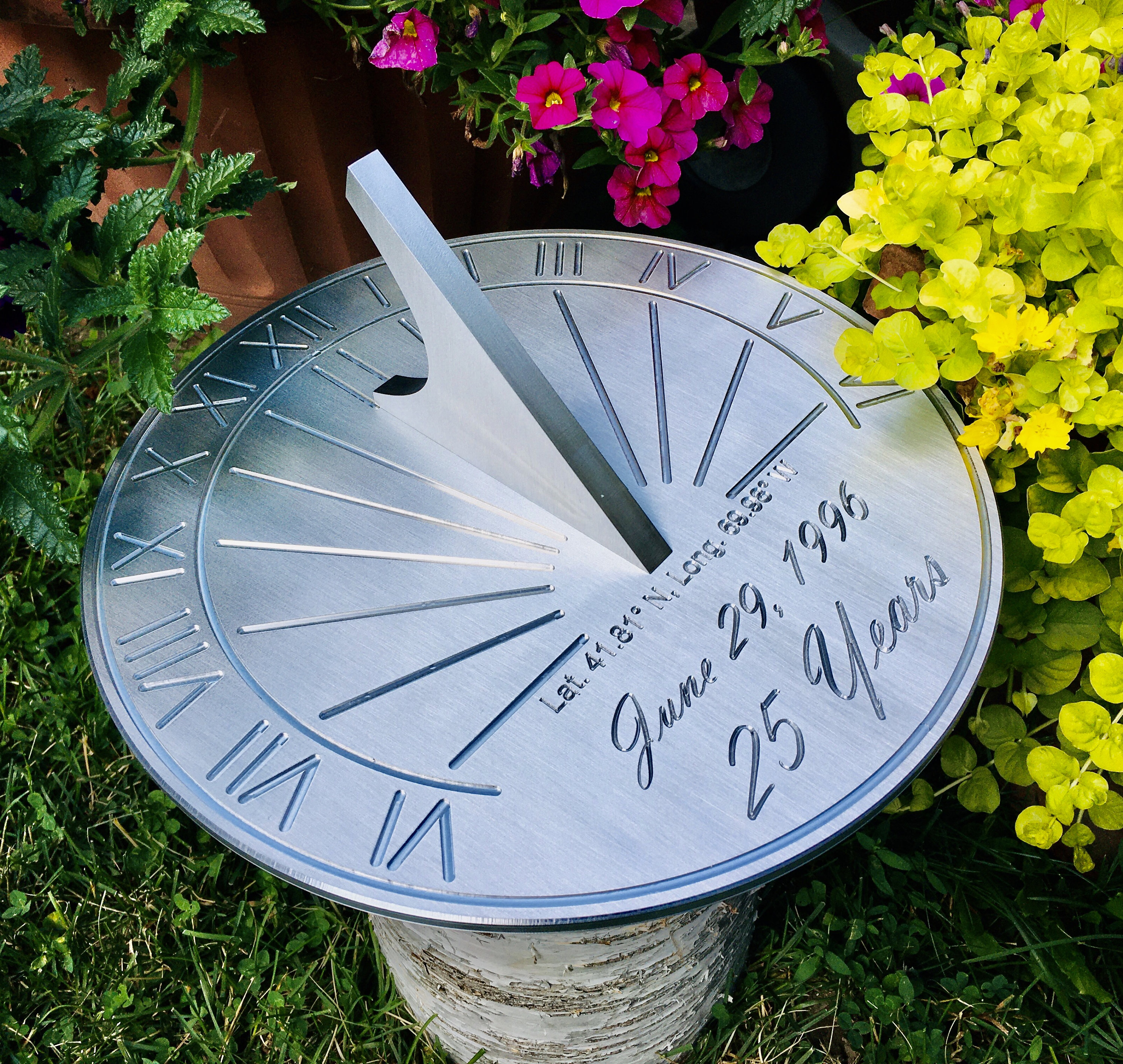 Custom Calibrated Engraved Sundial