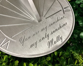 Custom Pet Memorial Sundial, Pet Memorials, Dog Cat Memorial, Pet Grave Marker, Pet Remembrance, Dog Loss Sympathy, Sympathy Gift, Pet Gifts