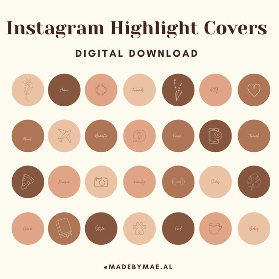 Stylish Instagram Highlight Covers 100 Minimal Aesthetic -  Israel